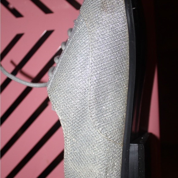 Silver Gliiter Loafer - Picture 9 of 11